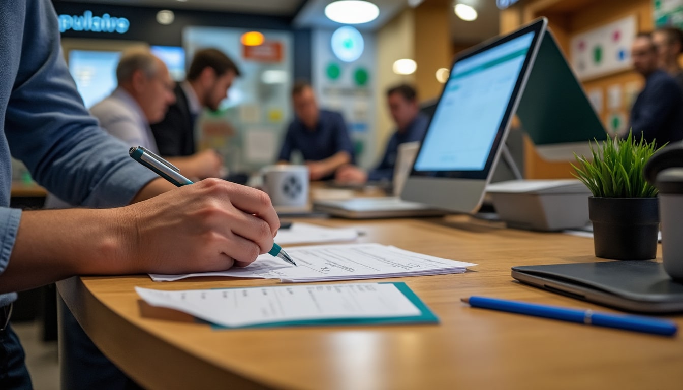Illustration: Comprendre l’importance du bordereau dans la remise de chèques à la Banque Populaire